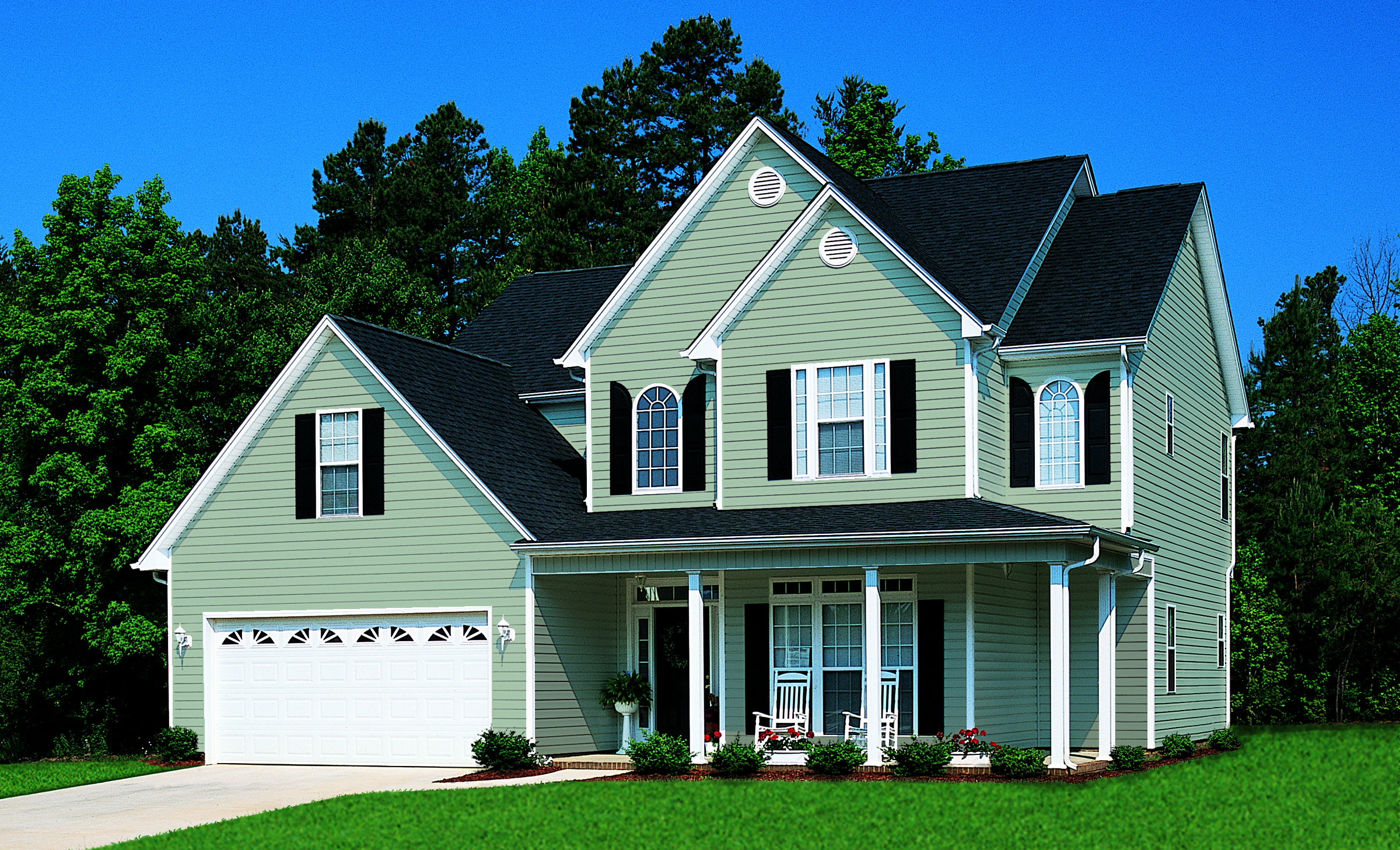 Vinyl Siding Products Available in Dove Gray