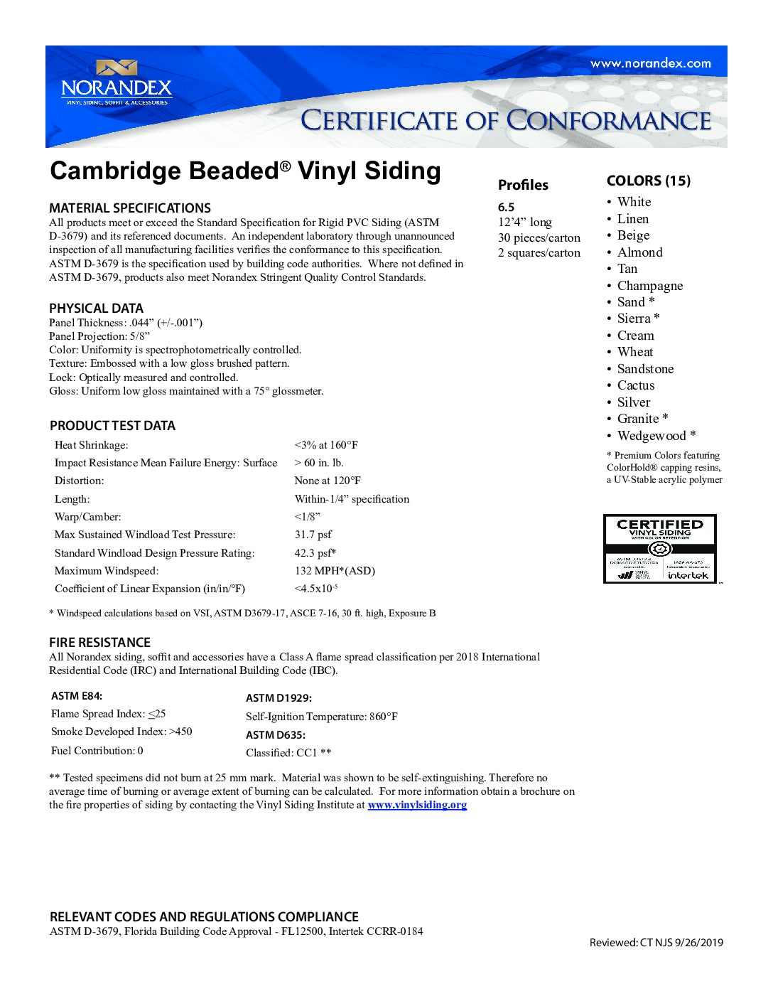 Cambridge Beaded COC