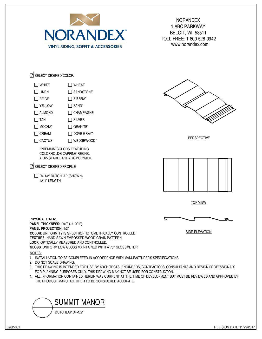 Summit Manor D4 halfDL 2D CAD